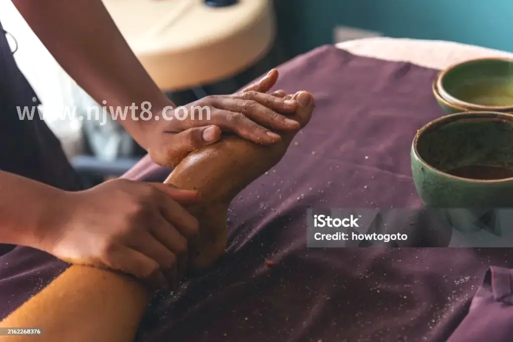 肩部按摩示意图